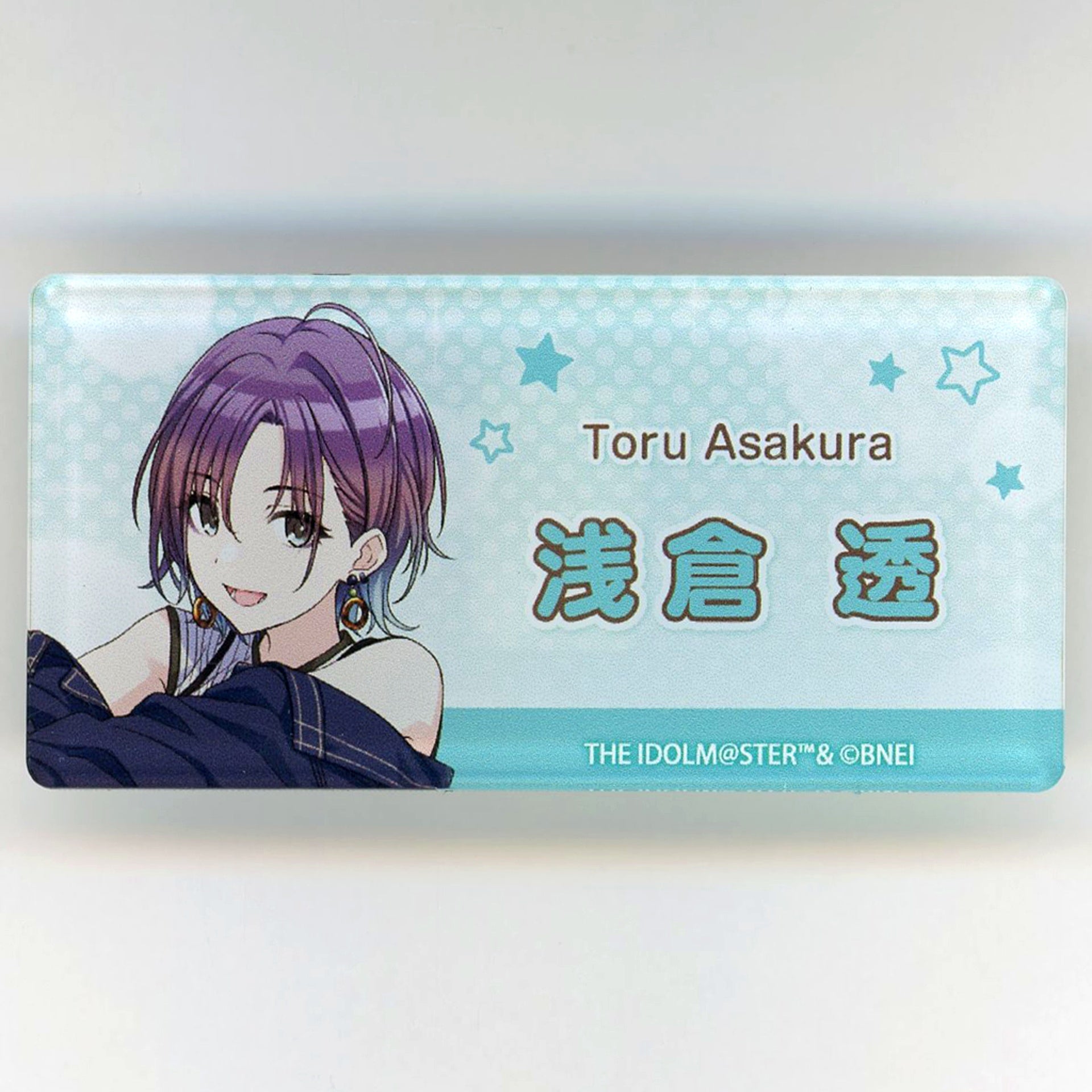 Toru Asakura The Idolmaster Shiny Colors x Yomiuriland Name Plate Badge B [USED]