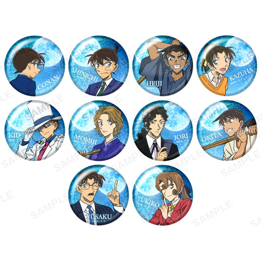Set of 10 Detective Conan Trading Hologram Button Vol.4 [USED]