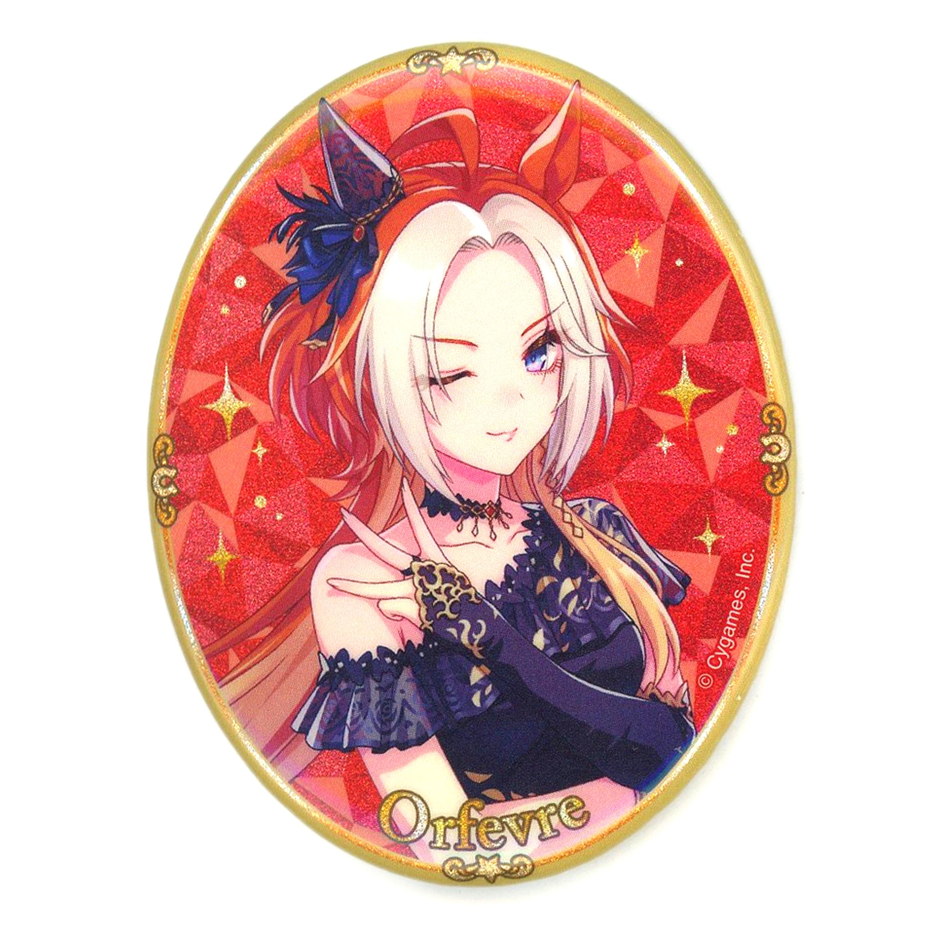 Orfevre Uma Musume Pretty Derby Official Glitter Button 3rd Anniversary Ver. [USED]