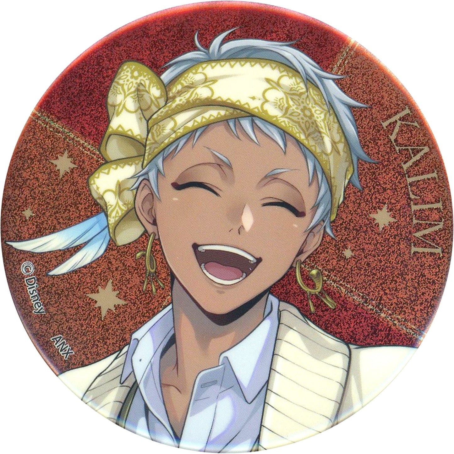 Kalim Al-Asim Disney Twisted Wonderland Big Button Collection 4th Anniversary Goods [USED]
