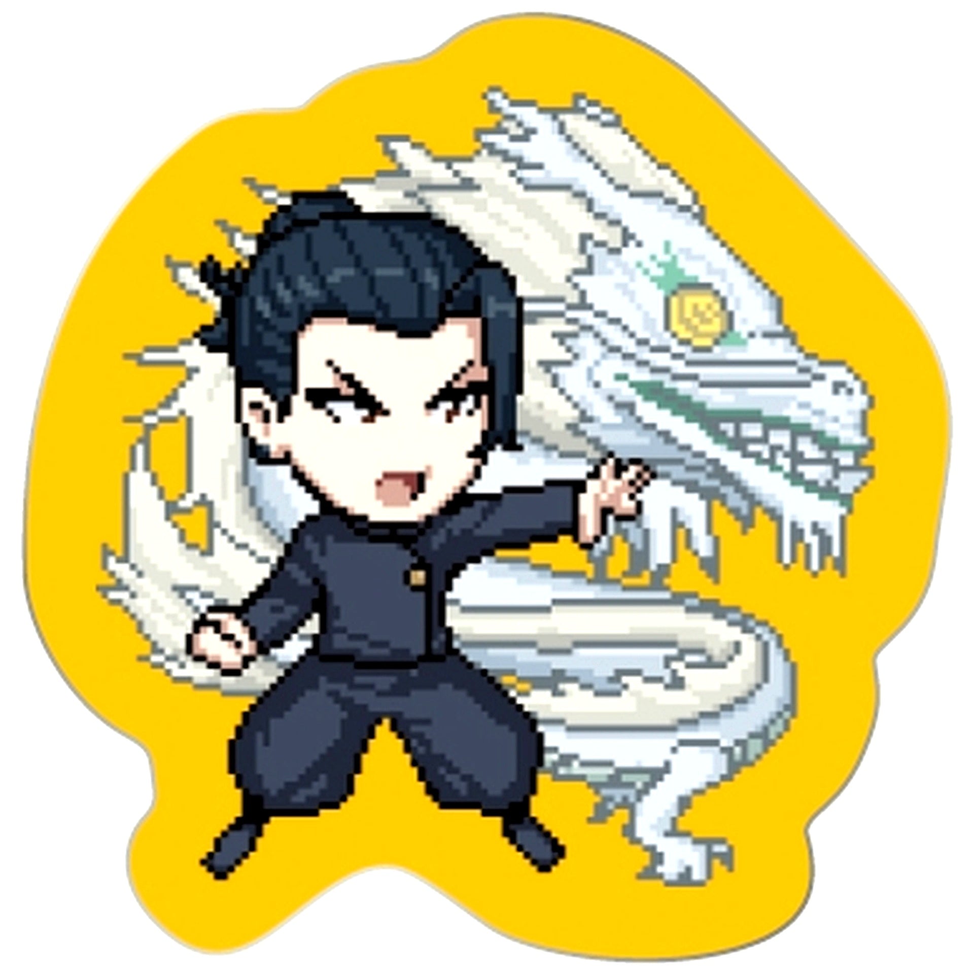 Suguru Geto Jujutsu Kaisen Season 2 Hidden Inventory Pins Pixel Art [USED]