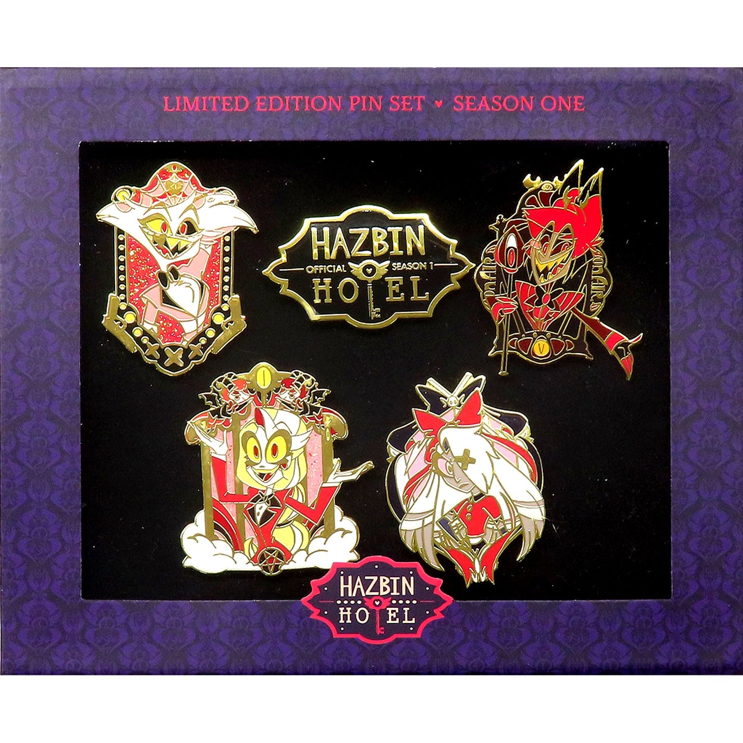 Group Hazbin Hotel Pin Badge Set [USED]
