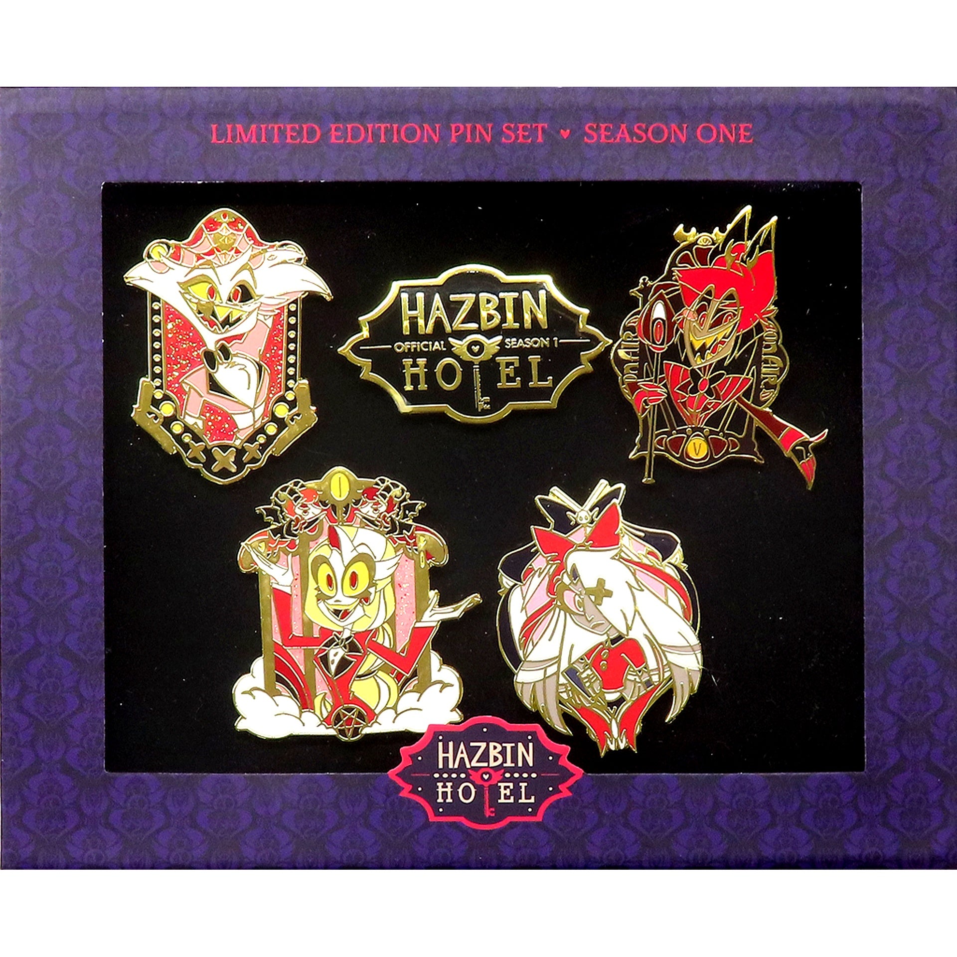 Group Hazbin Hotel Pin Badge Set [USED]