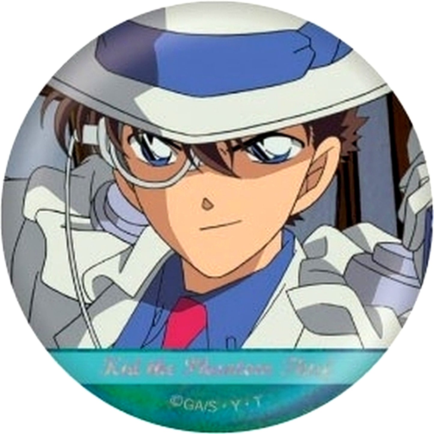 Kaito Kid A Detective Conan Scene Shot Trading Hologram Button Kaito Kid collection vol.3 [USED]