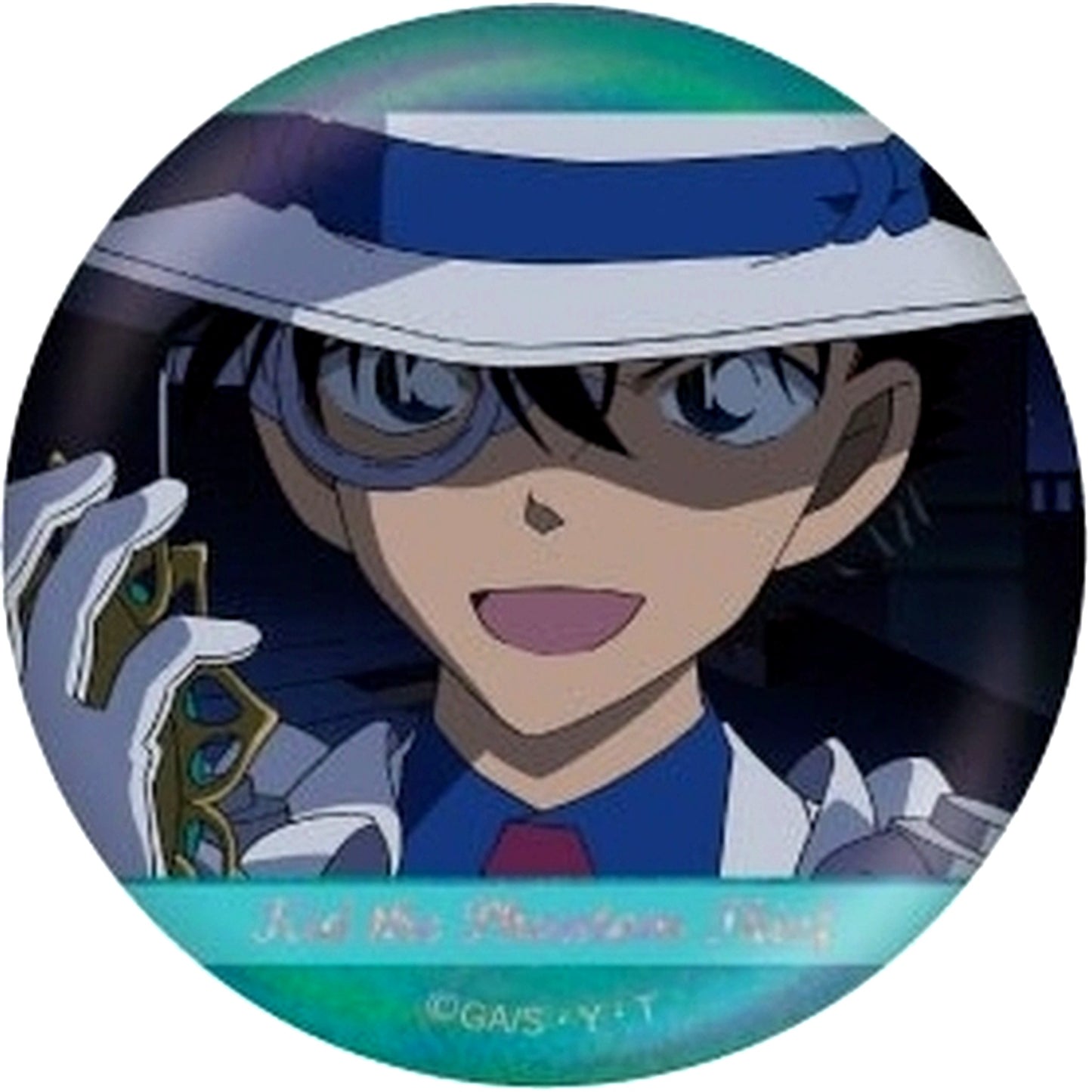 Kaito Kid E Detective Conan Scene Shot Trading Hologram Button Kaito Kid Collection Vol.3 [USED]