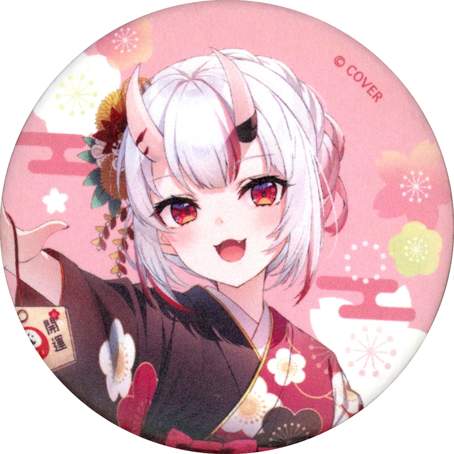 Nakiri Ayame Hololive Trading Washi Button Holo-cal Kyoto Edition [USED]