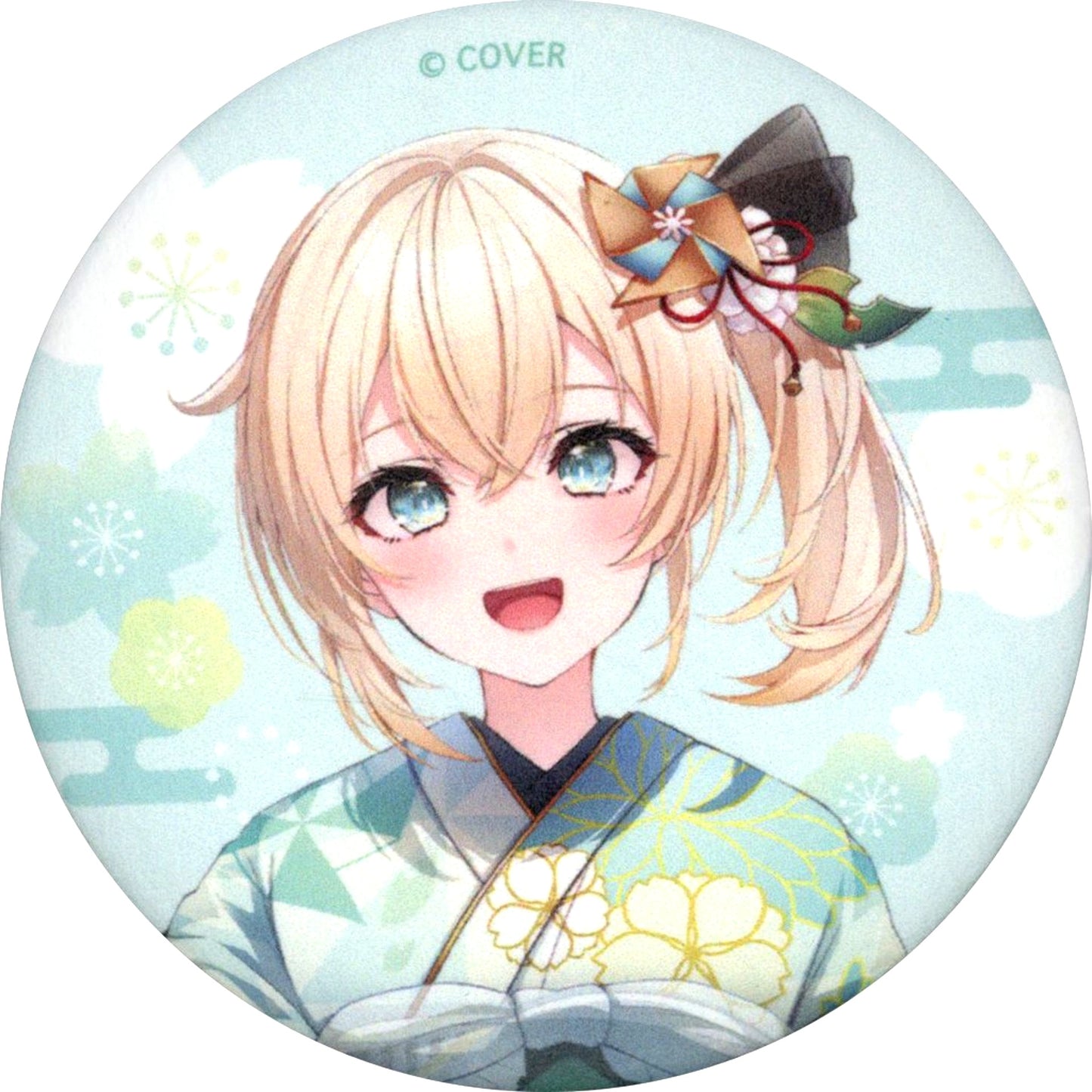 Kazama Iroha hololive Trading Washi Button Virtual YouTuber Holo cal Kyoto Edition [USED]