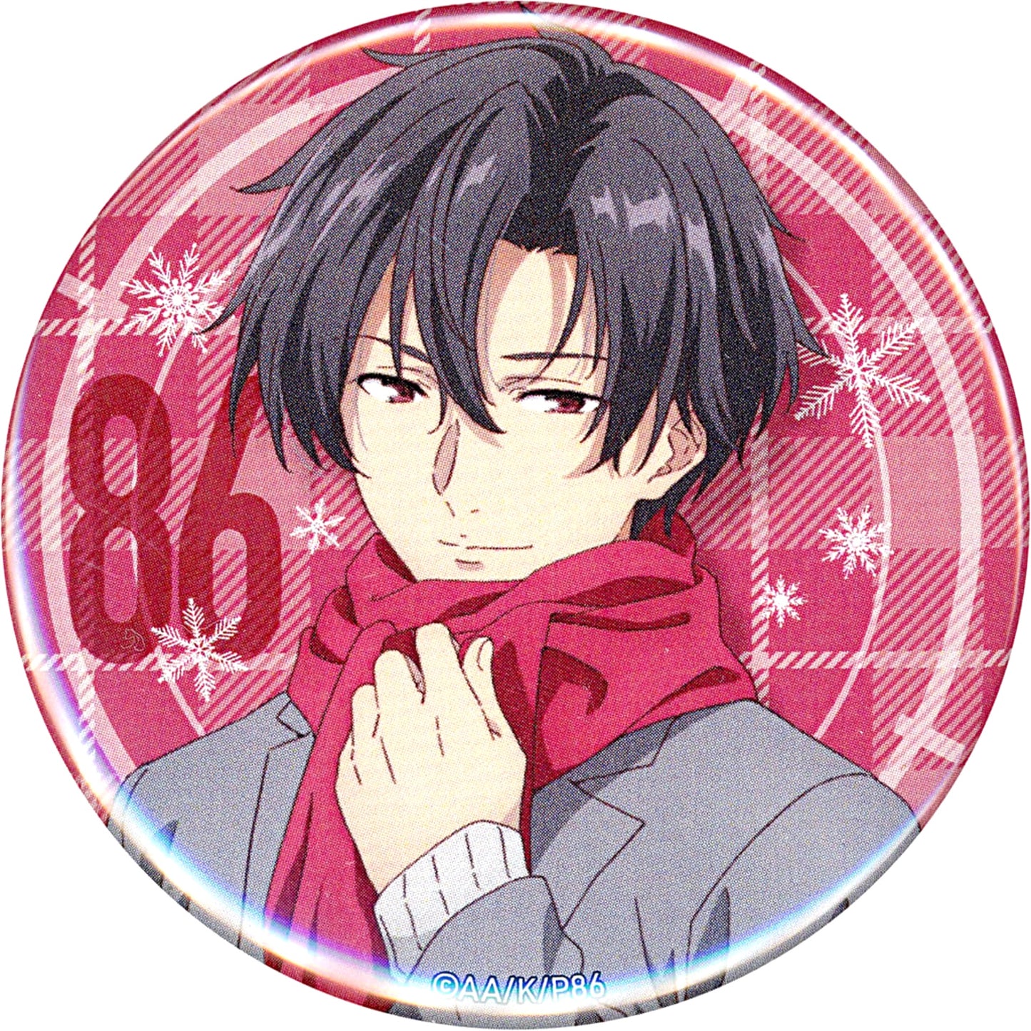 86 Shinei Nouzen Oshi Kuji 57mm Round Can Badge Prize E Buttons [USED]