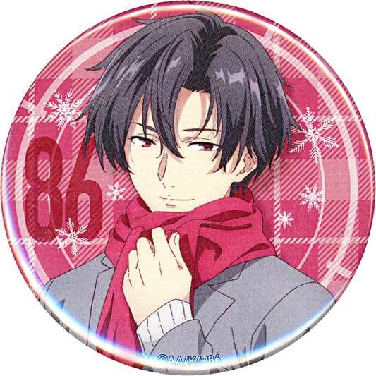 86 Shinei Nouzen Oshi Kuji 57mm Round Can Badge Prize E Buttons [USED]