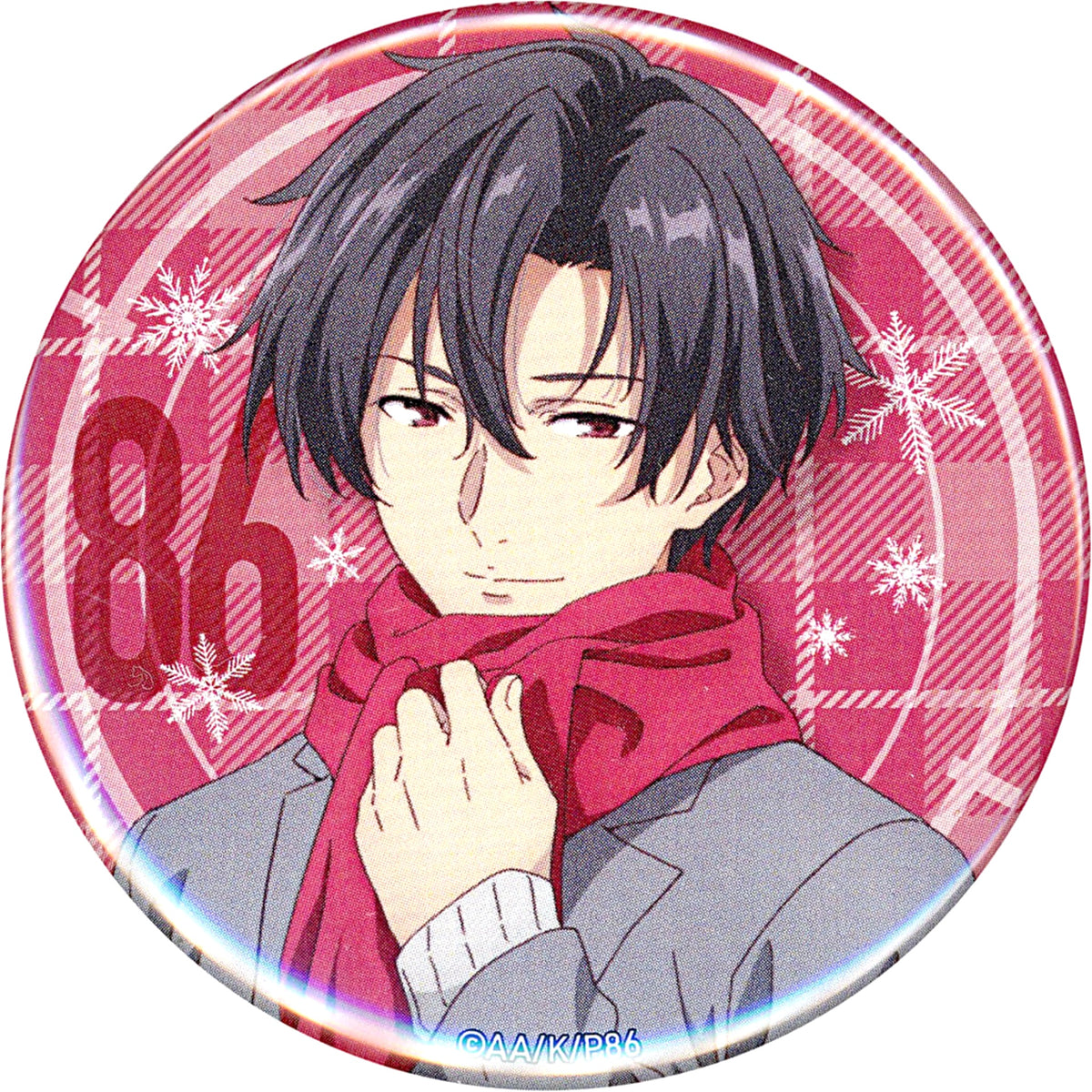 86 Shinei Nouzen Oshi Kuji 57mm Round Can Badge Prize E Buttons [USED]