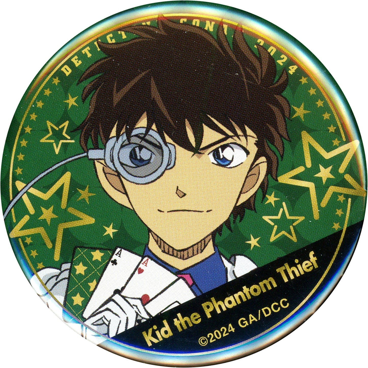 Kaito Kid Detective Conan Movie The Million-dollar Pentagram Character Button Collection Theater Goods [USED]