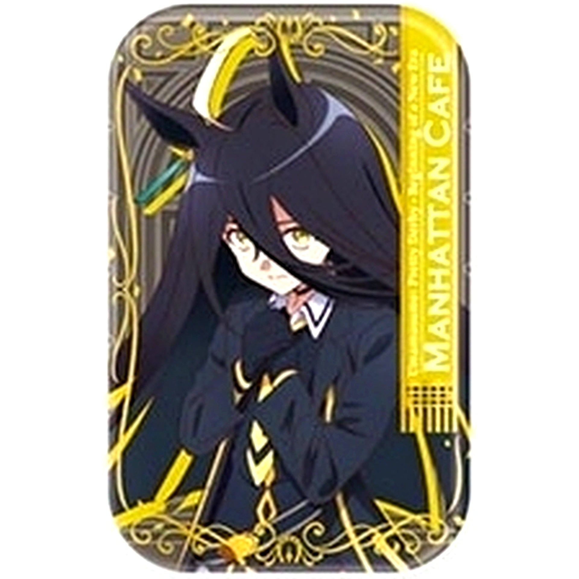 Manhattan Cafe Movie Uma Musume Pretty Derby Beginning of a New Era Foil Marukaku Button [USED]