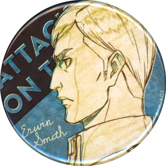 Attack on Titan Erwin Smith WIT STUDIO Can Badge Collection Part 2 Buttons [USED]