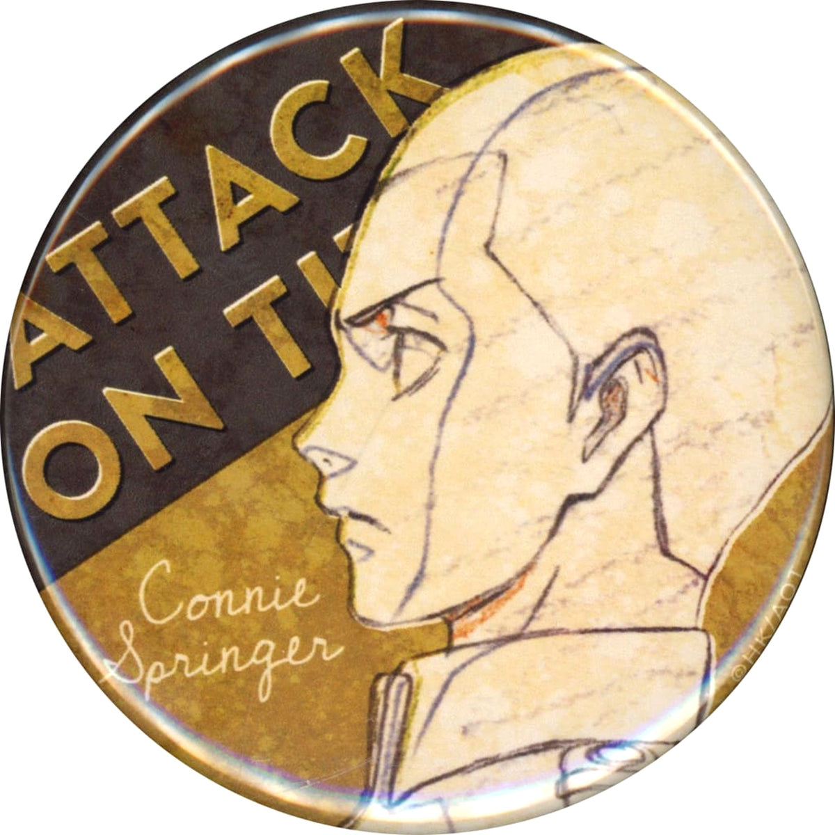 Attack on Titan Connie Springer WIT STUDIO Can Badge Collection Part 2 Buttons [USED]