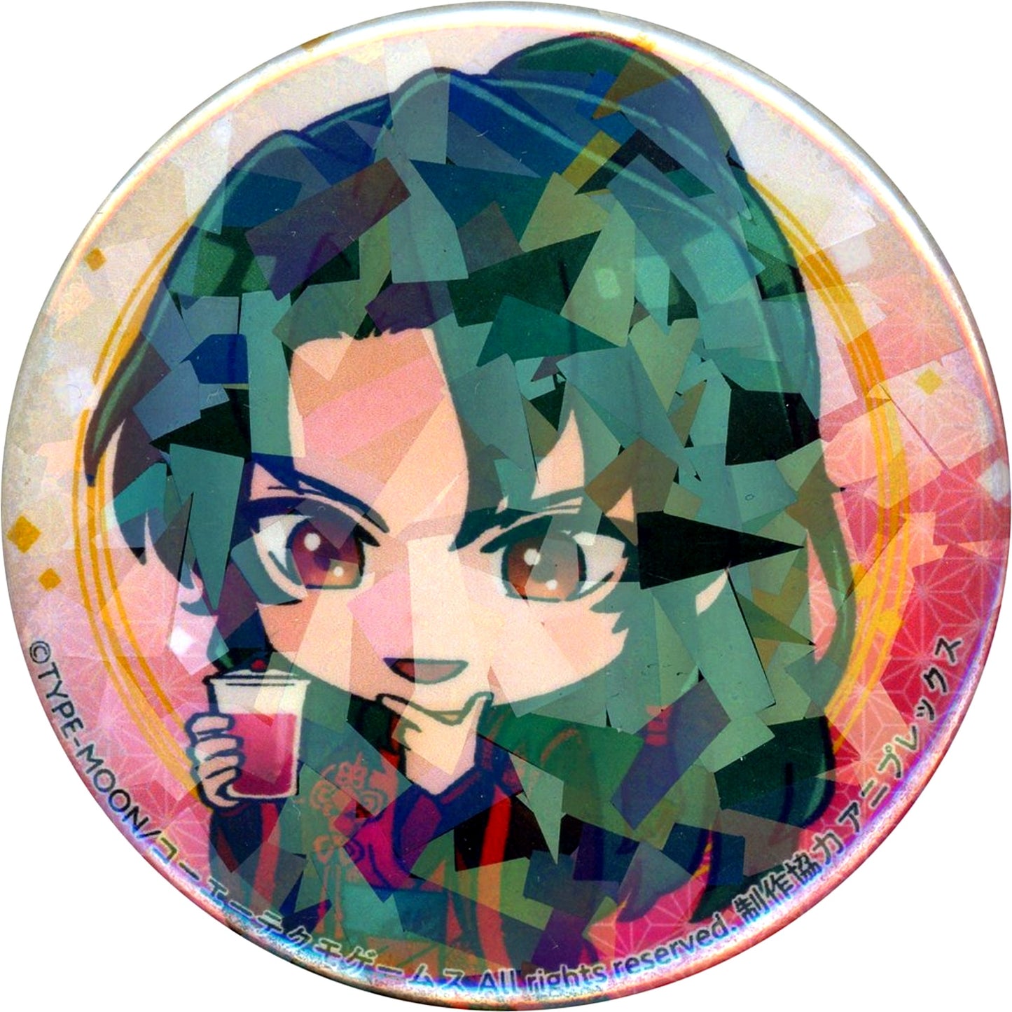 Zheng Chenggong Fate/Samurai Remnant Trading Hologram Button Collaboration Cafe in motto cafe [USED]