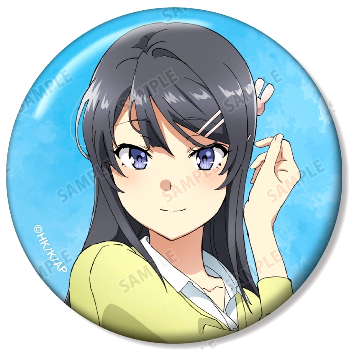 Mai Sakurajima Rascal Does Not Dream of a Knapsack Kid Trading Button [USED]