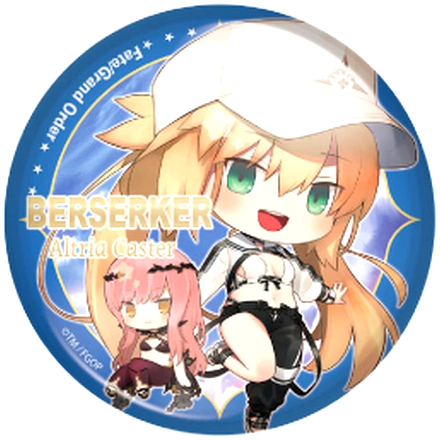 Fate/Grand Order Altria Caster Berserker Charatoria Can Badge Vol.14 [USED]
