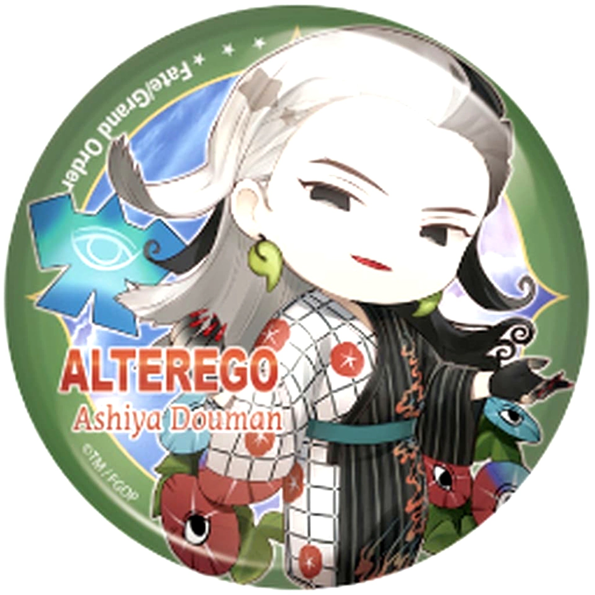 Fate/Grand Order Ashiya Douman Alter Ego Charatoria Can Badge Vol.14 Yukata [USED]