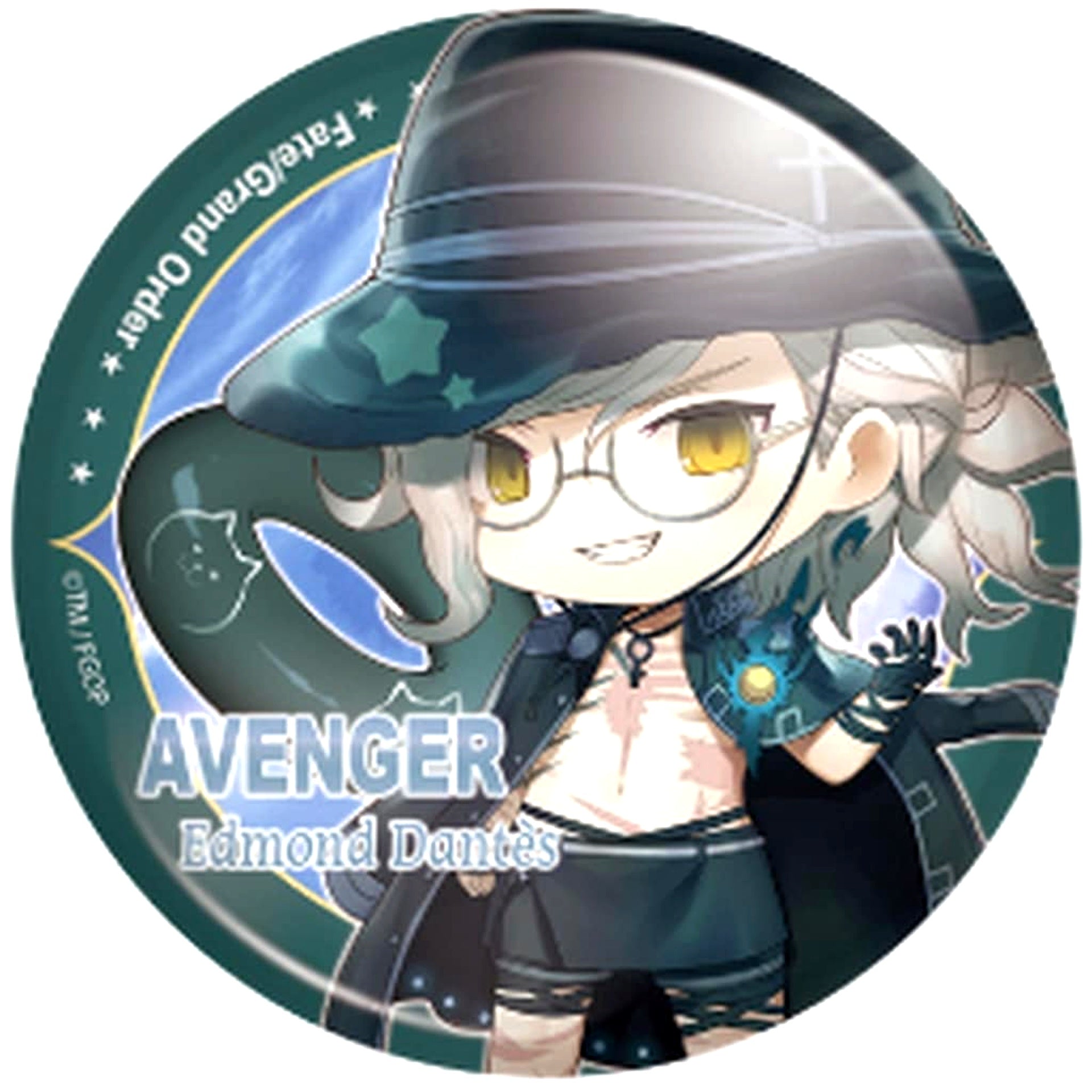 Fate/Grand Order Edmond Dantes Avenger Charatoria Can Badge Vol.14 Monte Cristo Selection [USED]