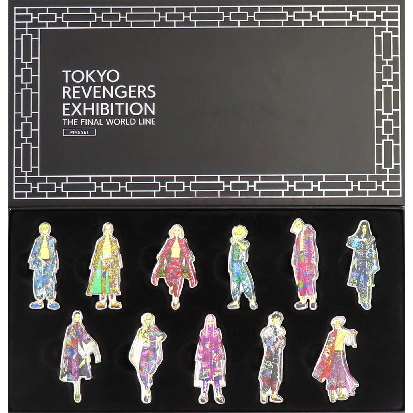 Tokyo Revengers Manjiro Sano & Others Newly Drawn Pins Set Newly Drawn Experience Exhibition: The Last World Line Limited Pins [USED]