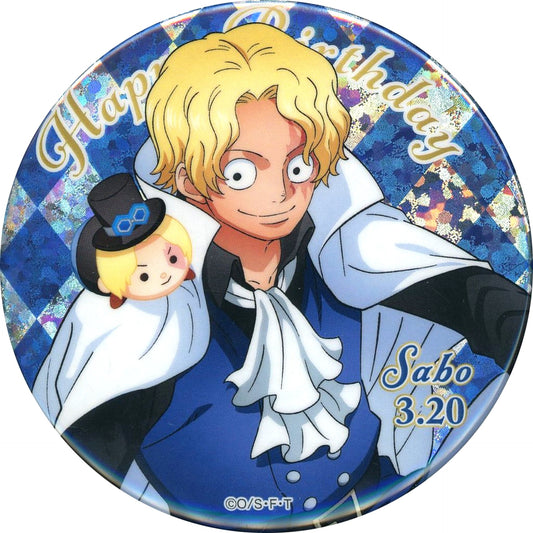 Sabo One Piece Birthday Hologram Button Mugiwara Store Limited [USED]