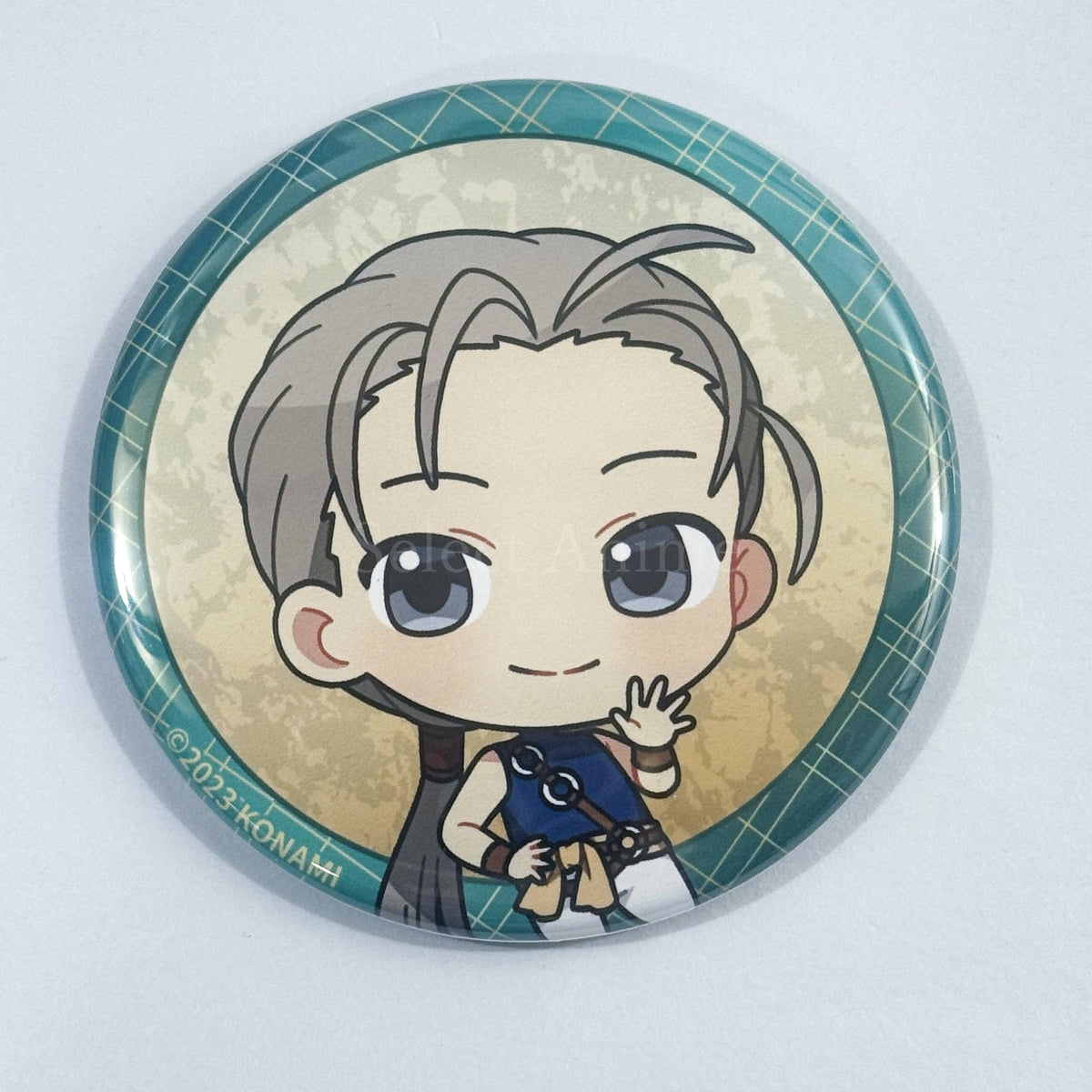Suikoden II Jowy Drawing Molly Online Scratch Can Badge Prize E-2 Buttons [USED]