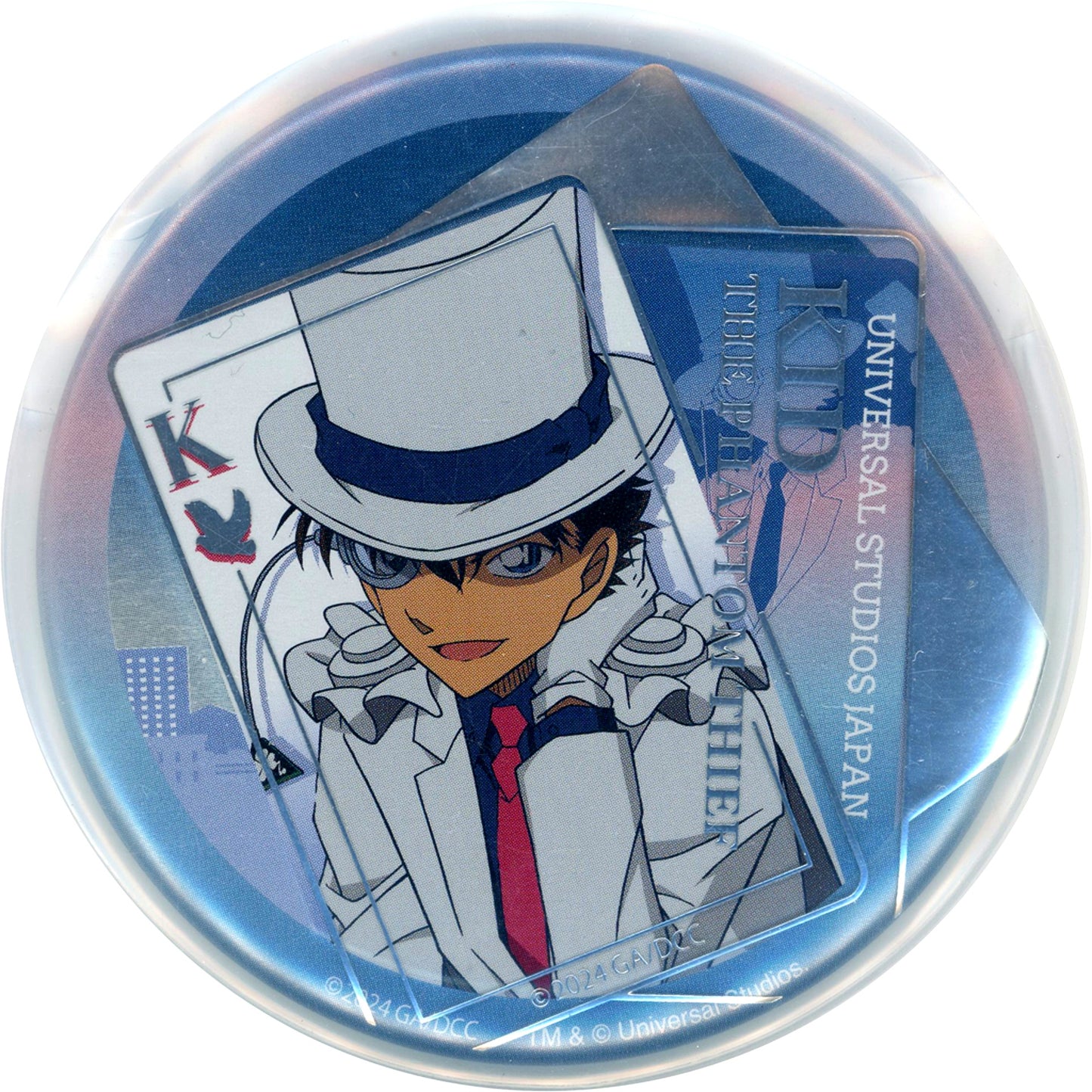 Kaito Kid Detective Conan World 2024 Button Collection With Cover Universal Studios Japan 2024 Ltd [USED]
