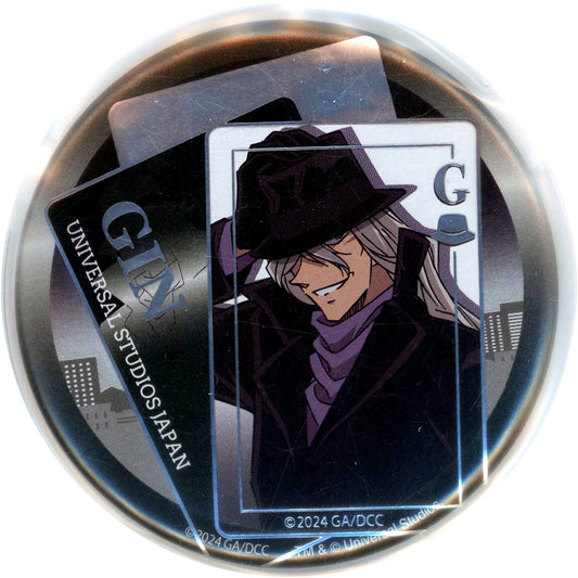 Gin Detective Conan World 2024 Button Collection with Cover Universal Studios Japan 2024 Limited [USED]