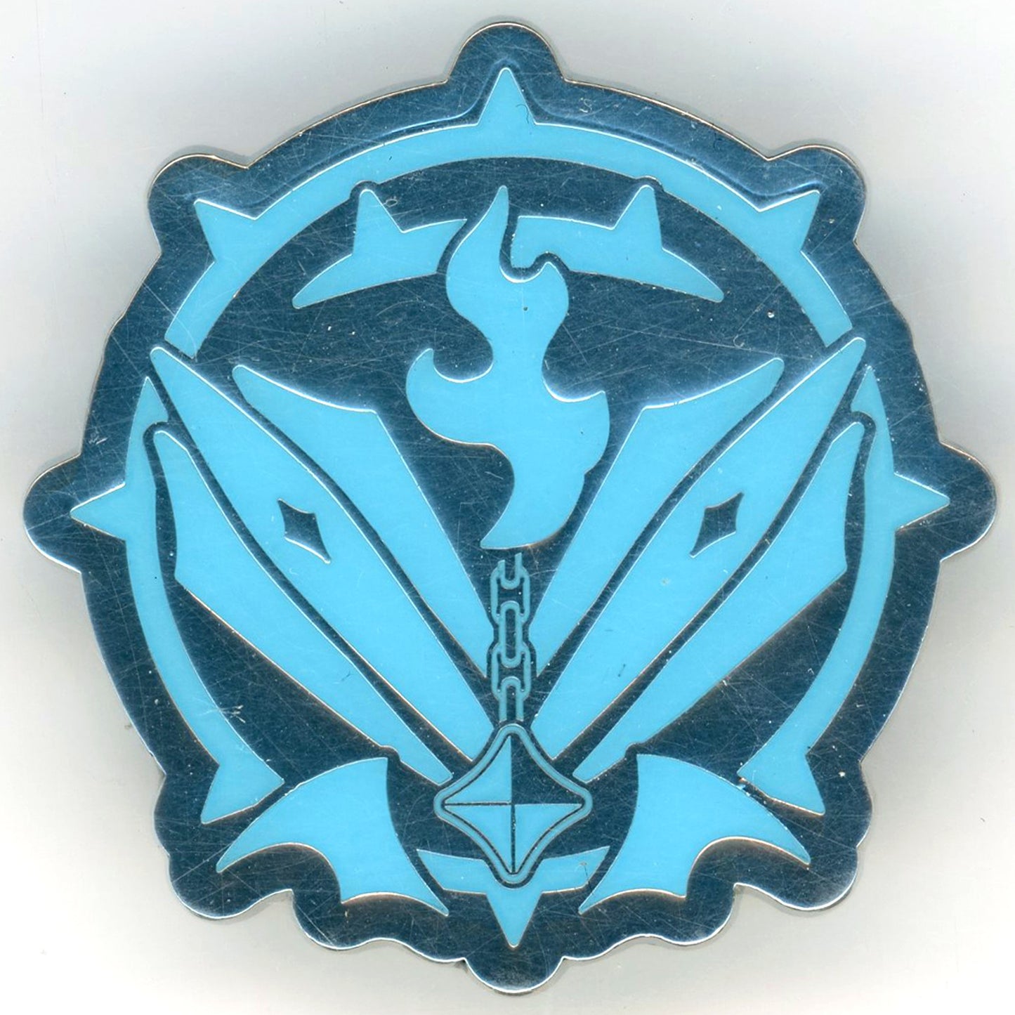 Fuwawa Abyssgard Virtual YouTuber Hololive English Advent Holoemblem Pin Badge [USED]