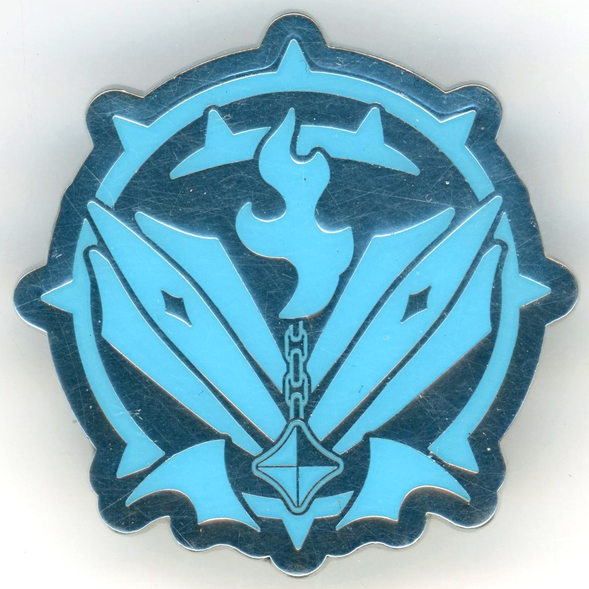 Fuwawa Abyssgard Virtual YouTuber Hololive English Advent Holoemblem Pin Badge [USED]