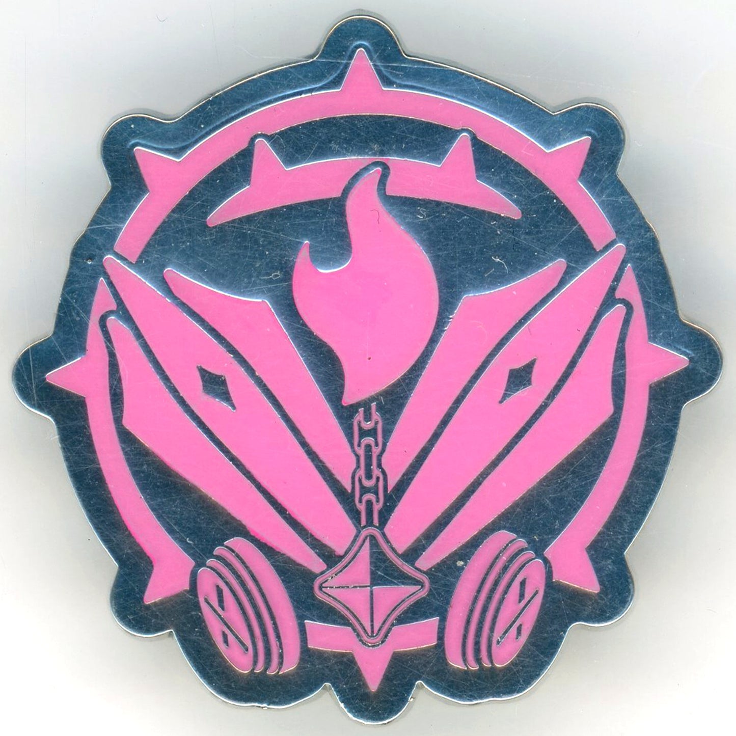 Mococo Abyssgard Virtual YouTuber Hololive English Advent Holoemblem Pin Badge [USED]