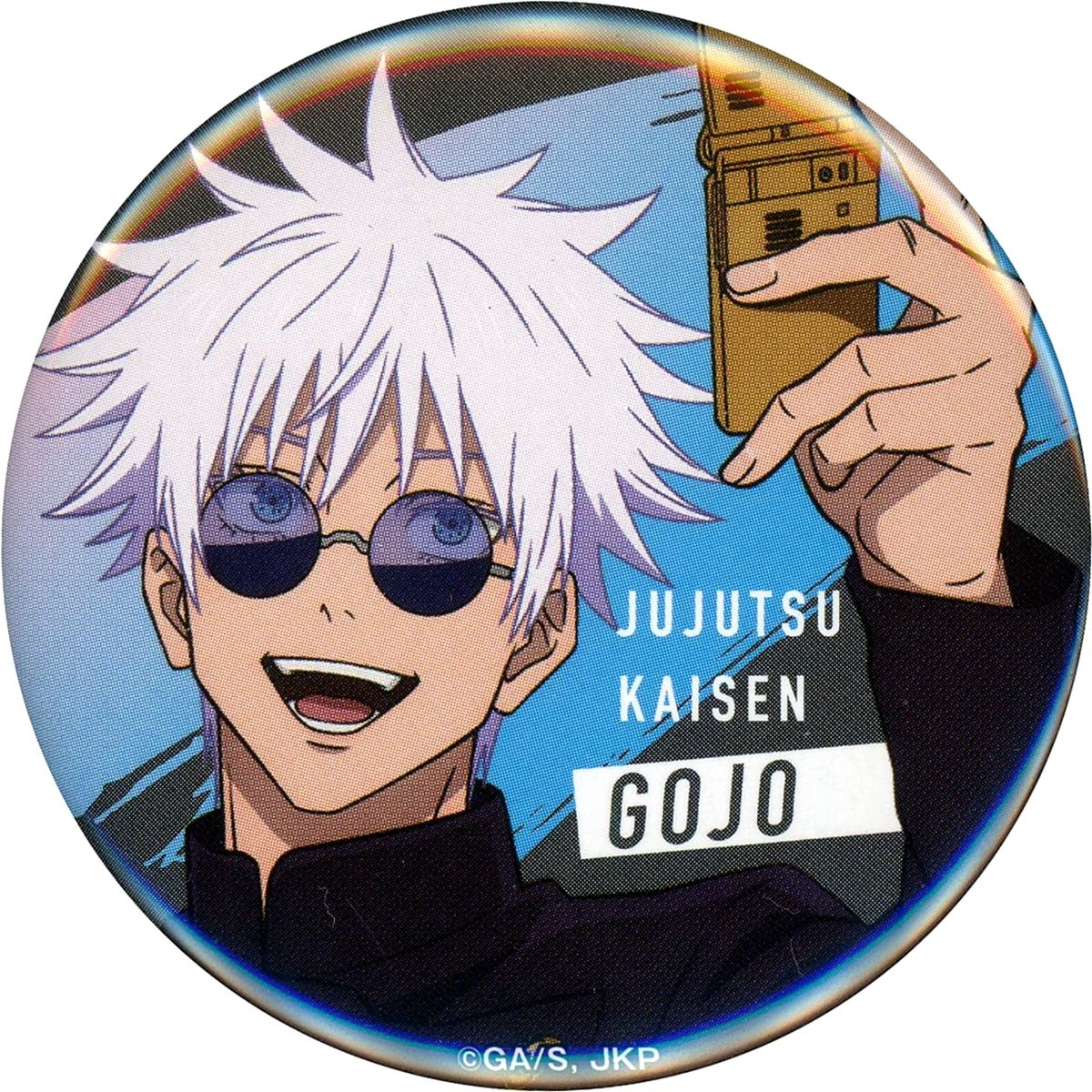 Satoru Gojo Normal Ver. Jujutsu Kaisen Juju HONPO Hidden Inventory/Premature Death Trading Button [USED]