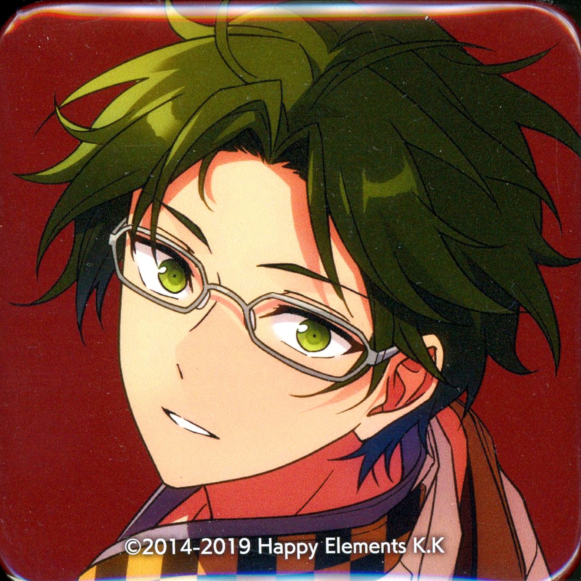 Keito Hasumi Ensemble Stars!! Single Idol Square Button CD Album Series TRIP Akatsuki Animate Limited Set Purchase Bonus [USED]