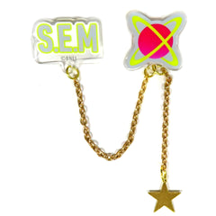 THE IDOLM@STER SideM S.E.M GROWING SIGN@L 13 Acrylic Brooch THE IDOLM@STER SideM Brooch [USED]