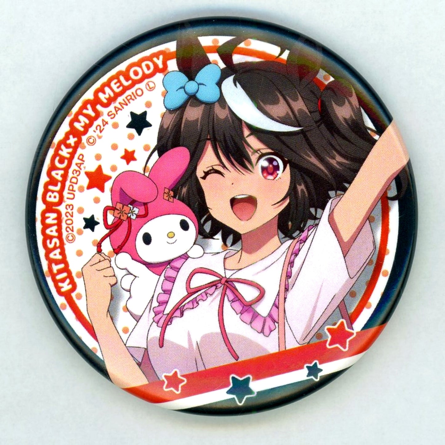 Kitasan Black x My Melody Uma Musume Pretty Derby Season 3 Normal Button Sanrio Characters PremiumShop [USED]