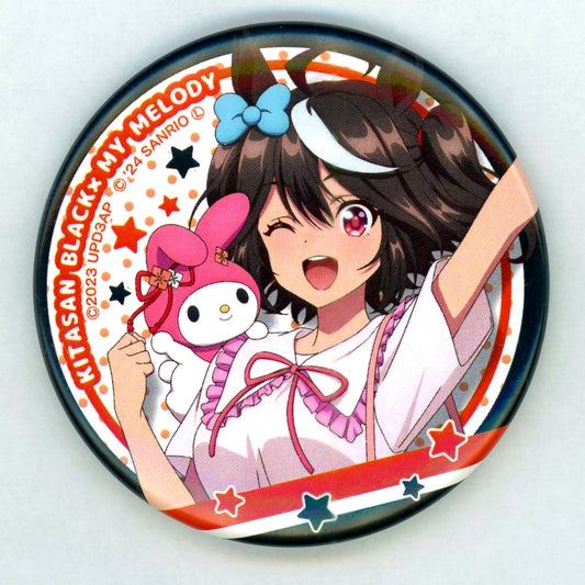 Kitasan Black x My Melody Uma Musume Pretty Derby Season 3 Normal Button Sanrio Characters PremiumShop [USED]