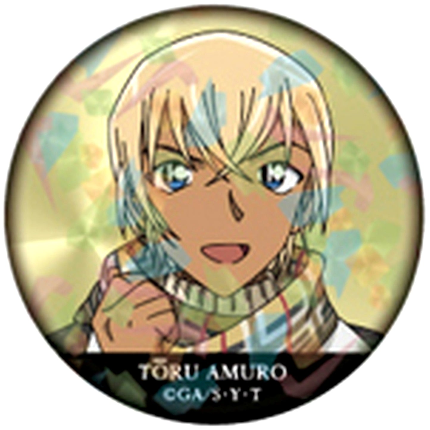 Toru Amuro Detective Conan Trading Hologram Button Vol.3 [USED]