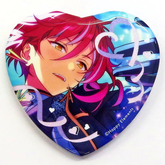 Natsume Sakasaki Ensemble Stars!! White Day Heart Button [USED]