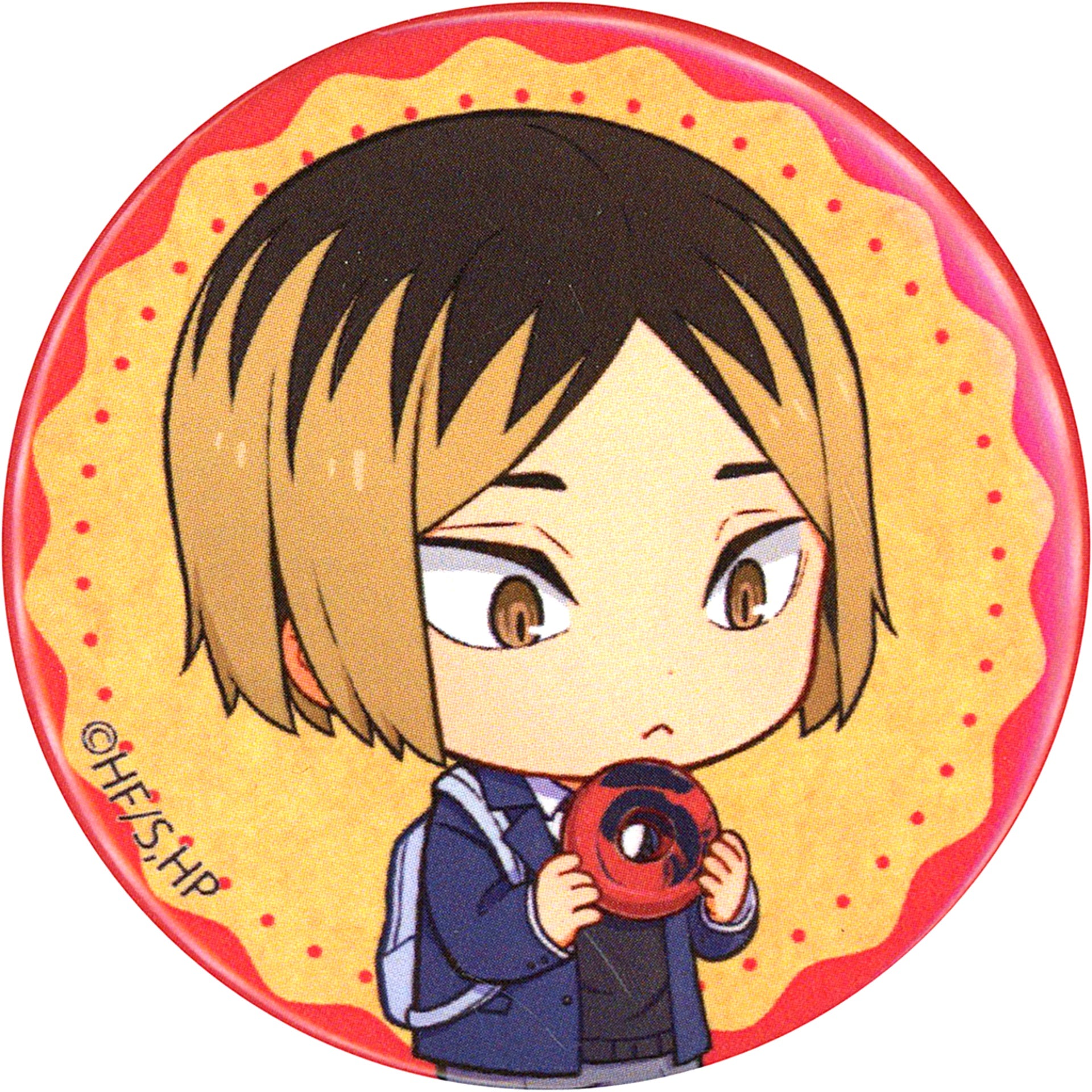 Kenma Kozume Haikyu!! x Jack In The Donuts Random Button [USED]