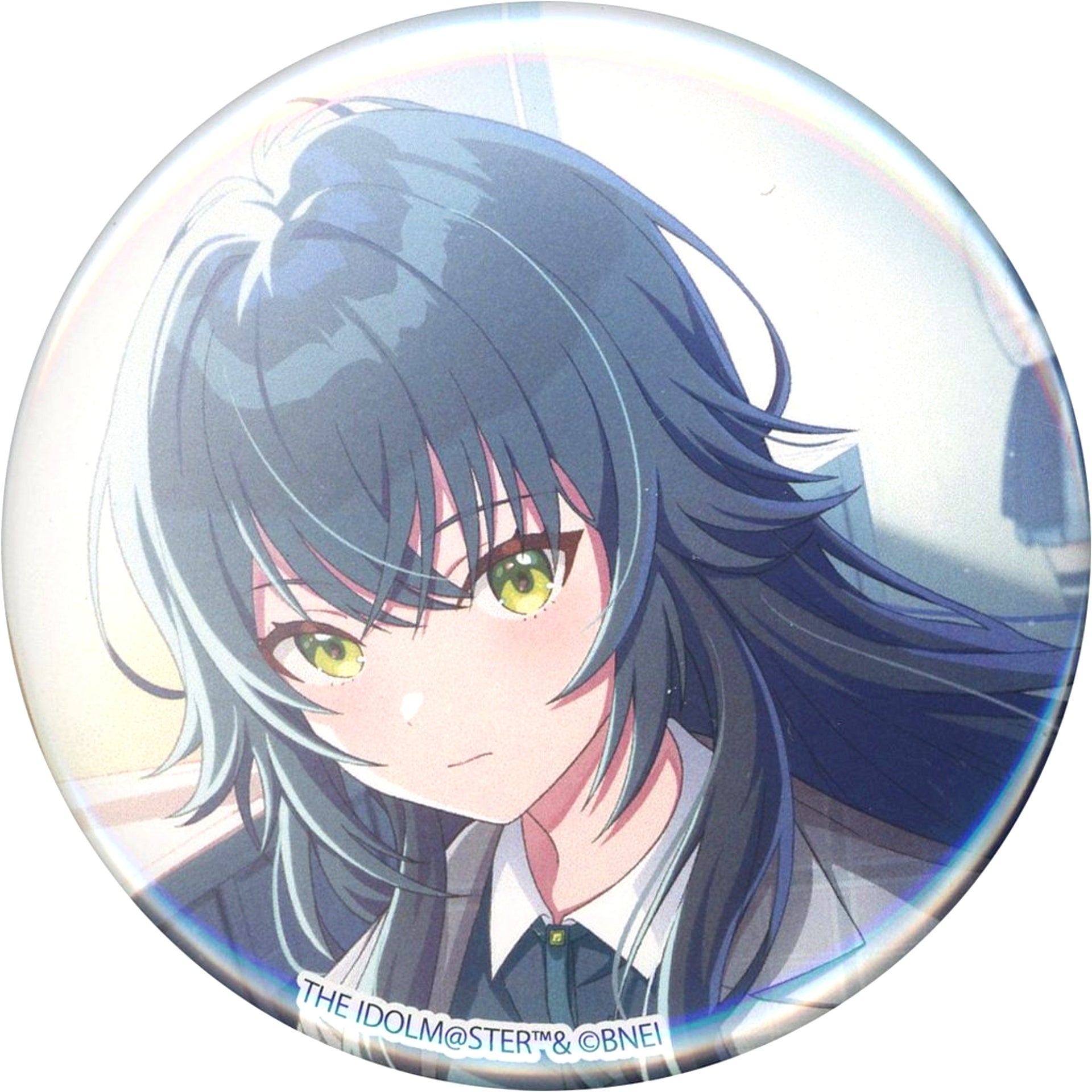 Temari Tsukimura - School Uniform Gakuen Idolmaster Official Trading Tin Badge Temari Tsukimura [USED]