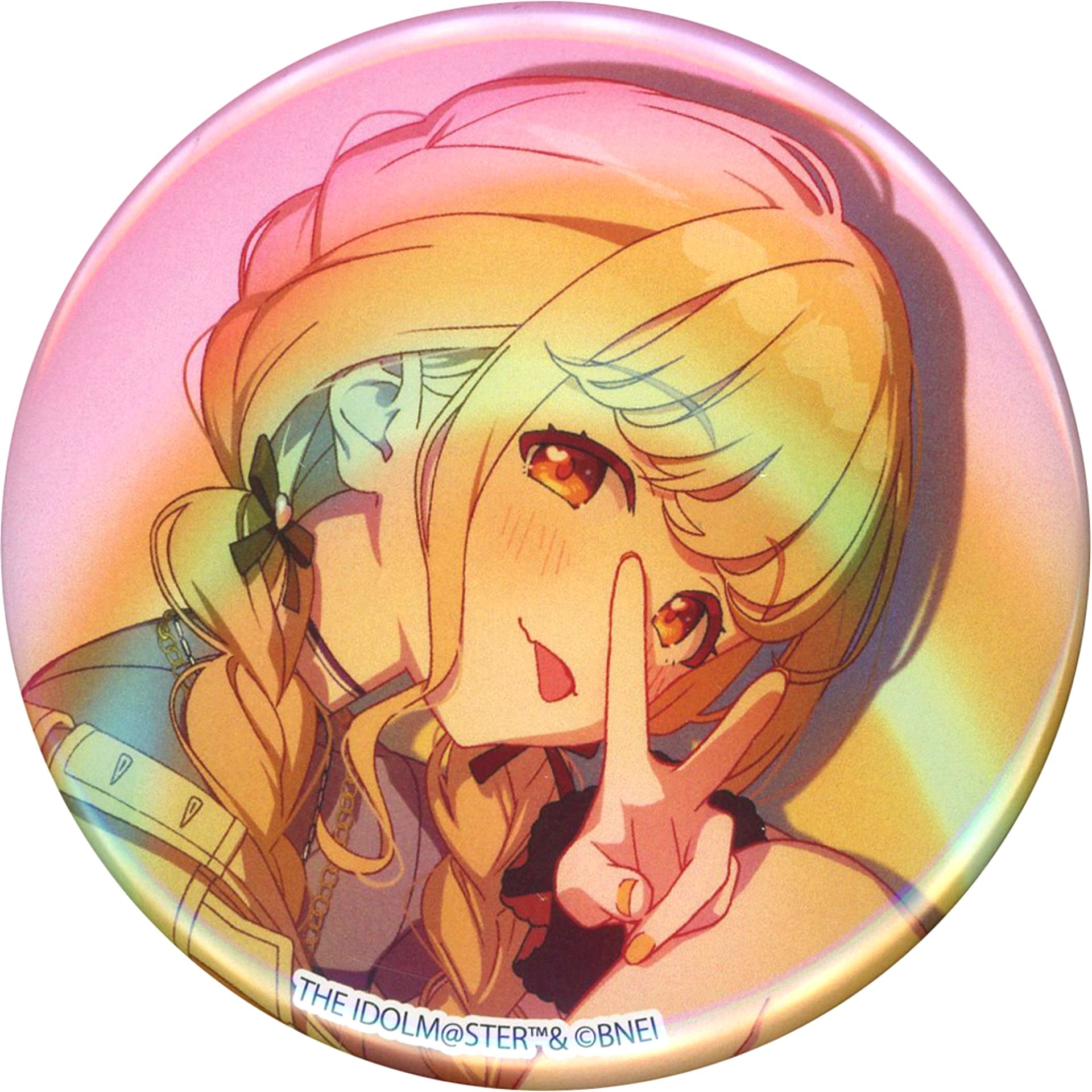 Kotone Fujita - Yellow Gakuen Idolmaster Official Trading Tin Badge Kotone Fujita [USED]