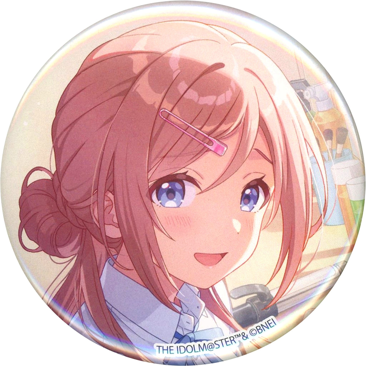 Rinami Himesaki Uniform Shirt Gakuen Idolmaster Official Trading Button [USED]