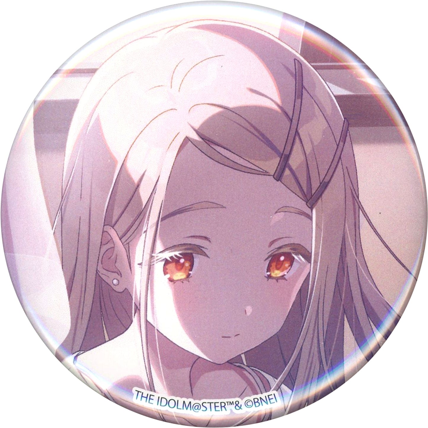 Hiro Shinosawa - Reading Gakuen Idolmaster Official Trading Tin Badge Hiro Shinosawa [USED]