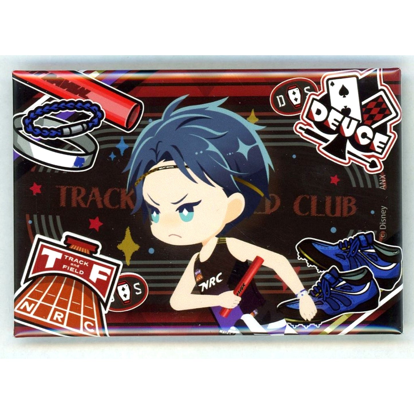 Deuce Spade Disney Twisted-Wonderland Frame Button Club Wear Ver. Track and Field Club [USED]