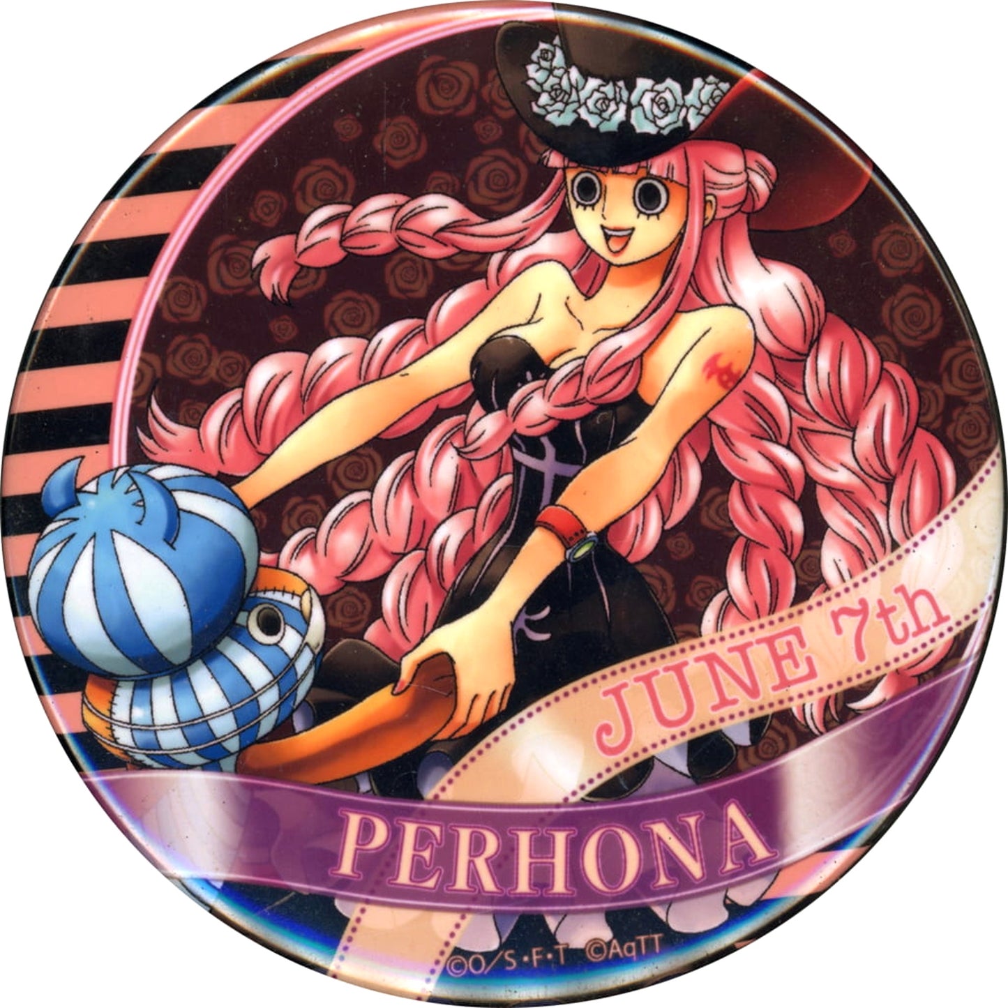 Perona One Piece Birthday Button Tokyo One Piece Tower Mugiwara Store Limited [USED]
