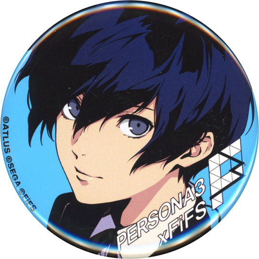 Protagonist P3 Color Background Persona 3 4 5 Trading Button 2 FiFS Illustration Exhibition Plus [USED]