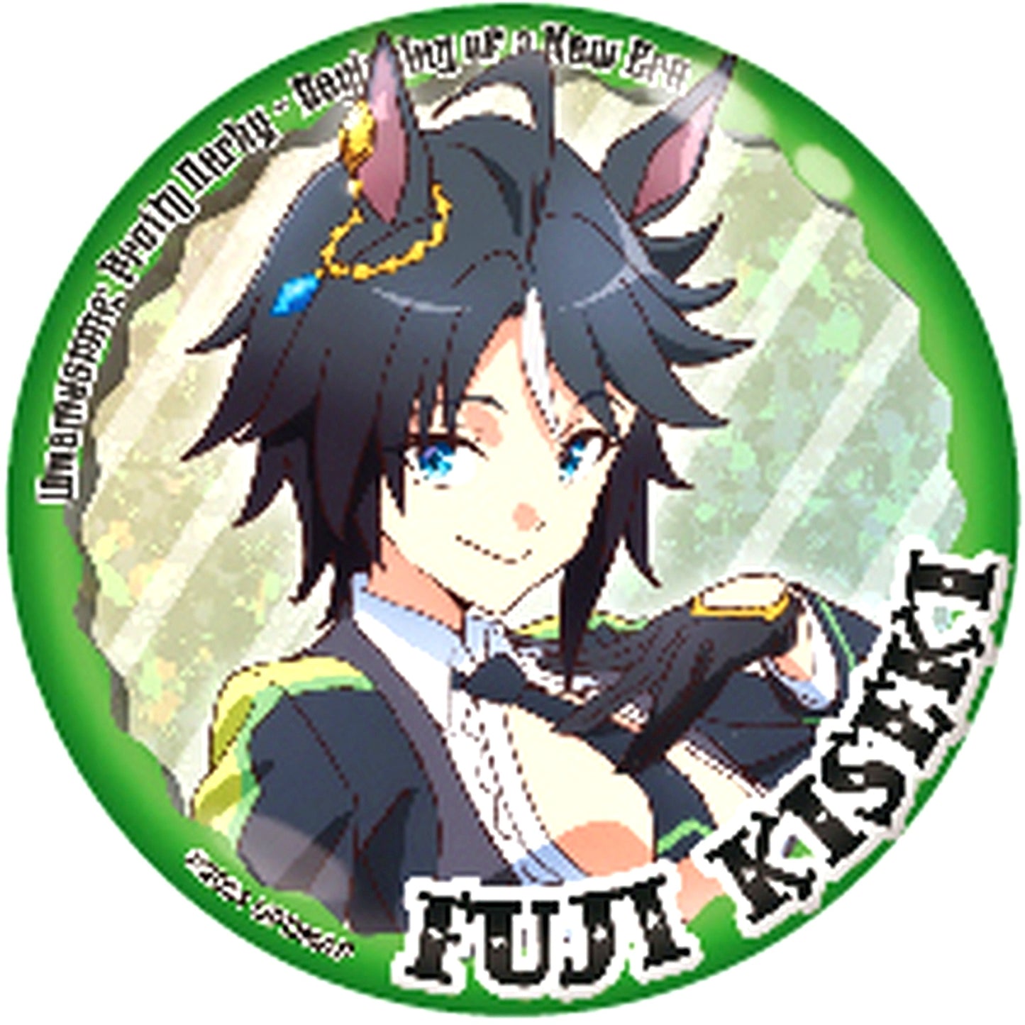 Fuji Kiseki Movie Uma Musume Pretty Derby Beginning of a New Era Hologram Button [USED]