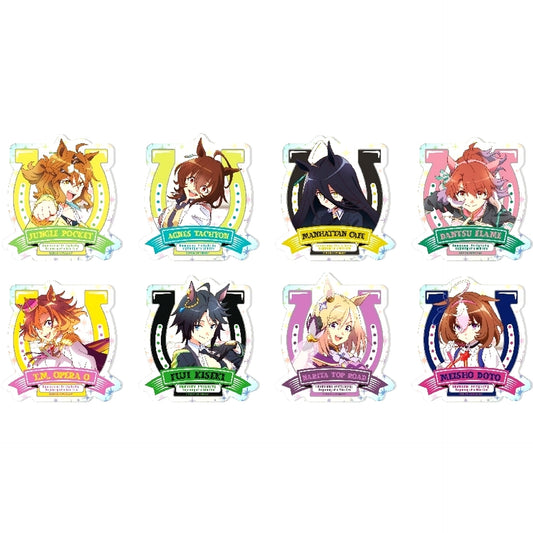 Set of 8 Uma Musume Pretty Derby Beginning of a New Era Acrylic Button [USED]