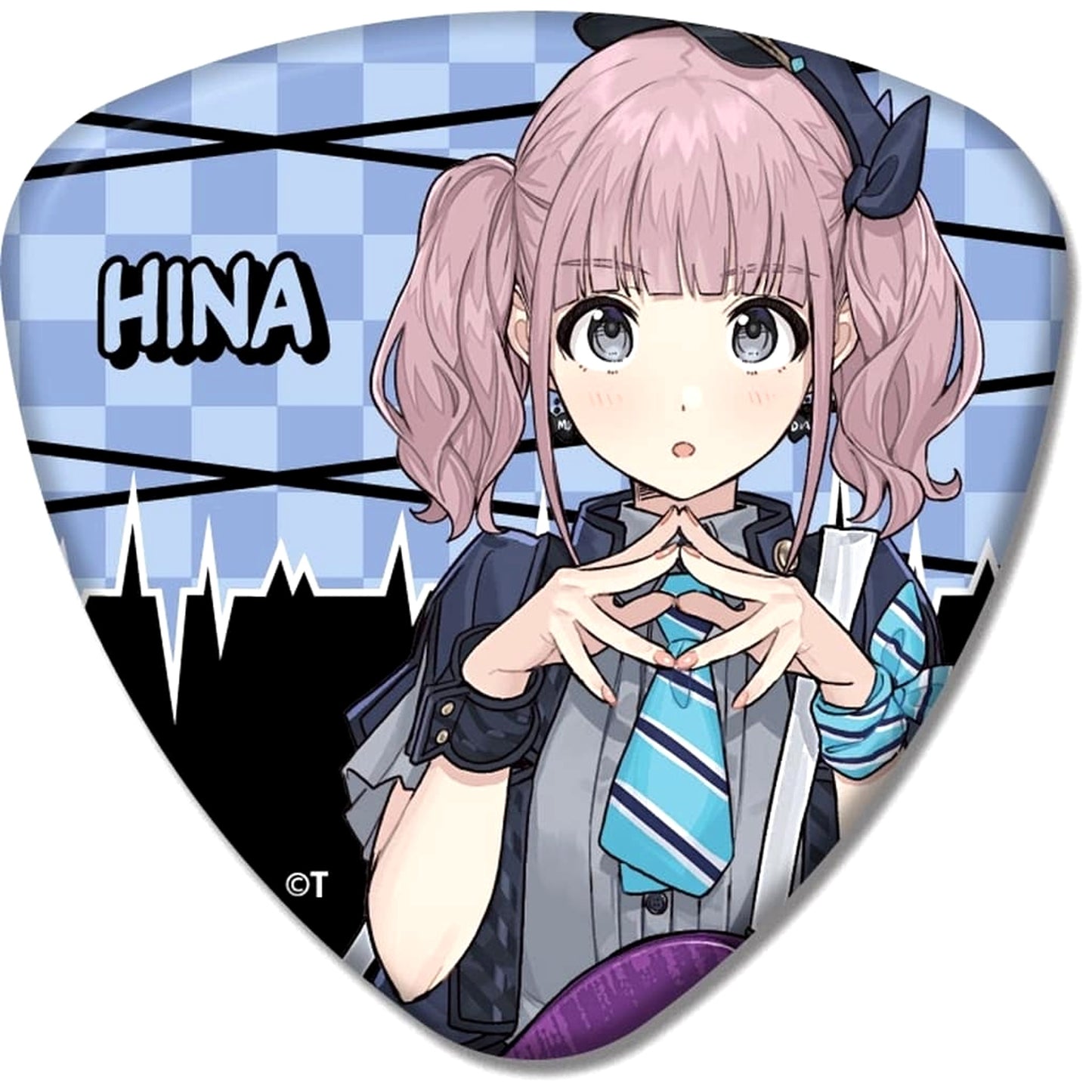 Girls Band Cry Hina F Pick Shaped Can Badge Buttons [USED]