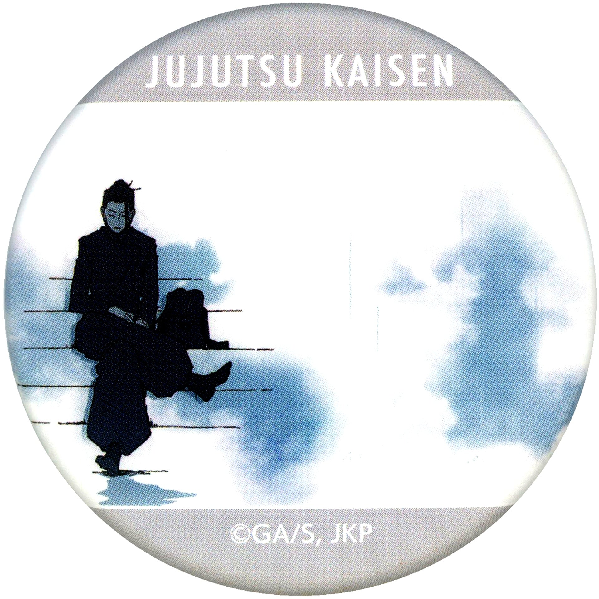 Suguru Geto White Background Jujutsu Kaisen Season 2 Shibuya Incident CLIMAX Button Collection Hidden Inventory Premature Death ED [USED]